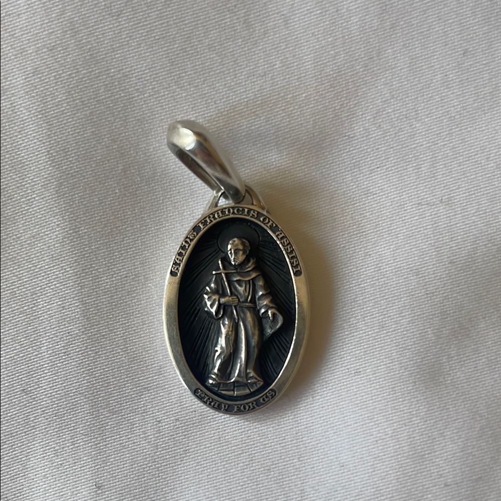 David Yurman St. Francis Amulet
Sterling Silver, 22.9mm